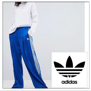 💜ADIDAS SATIN WIDE LEG PANTS